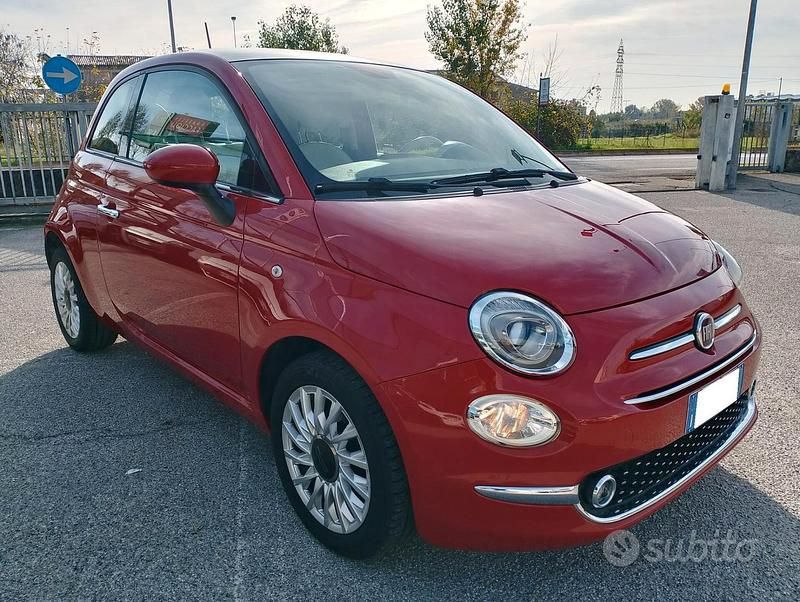Usata Fiat 500 Lounge 69 CV (50 kW) 2017 Rosso Berlina