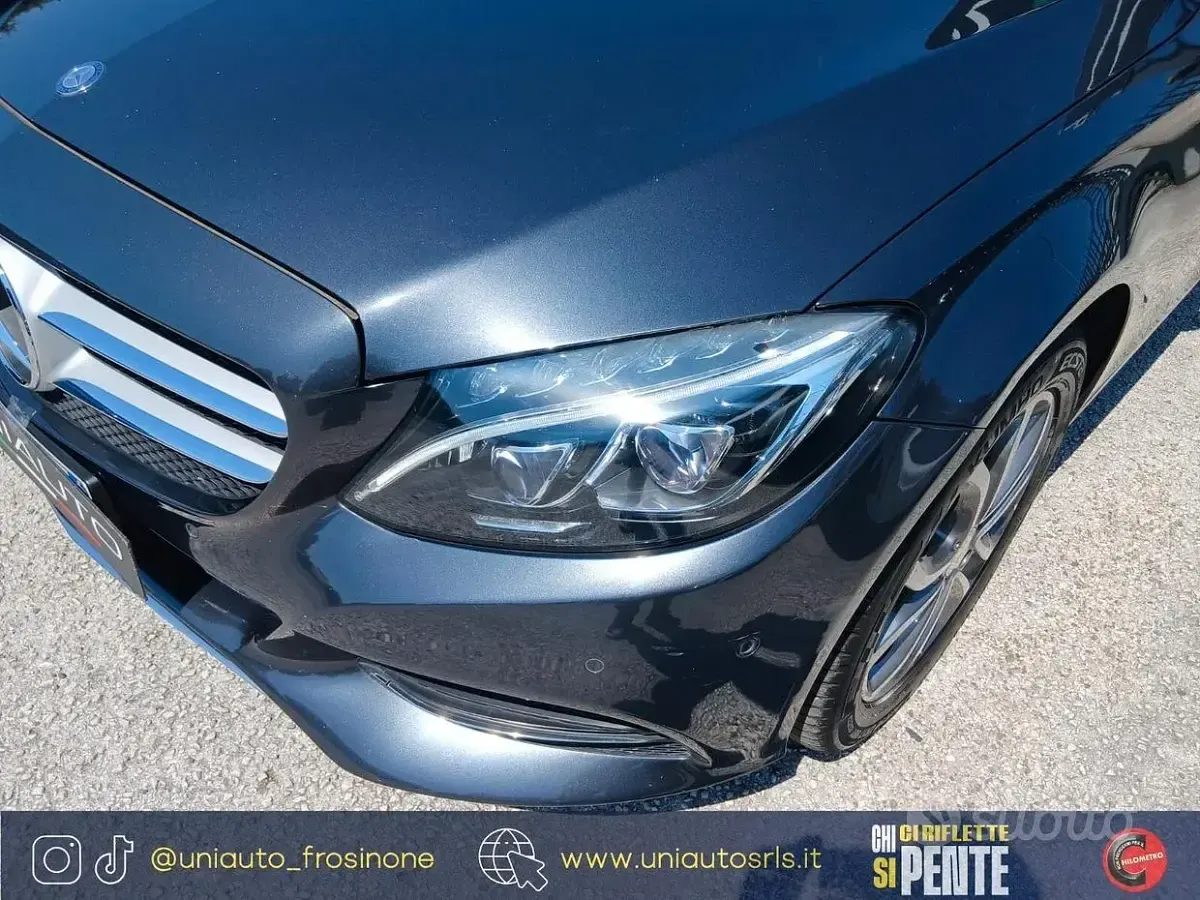 Usata Mercedes C220 170 CV (125 kW) 2014 Grigio Berlina