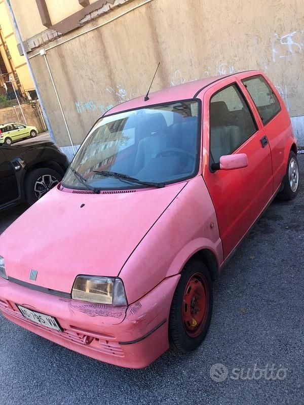 Usata Fiat 500 1995 Rosso Utilitaria
