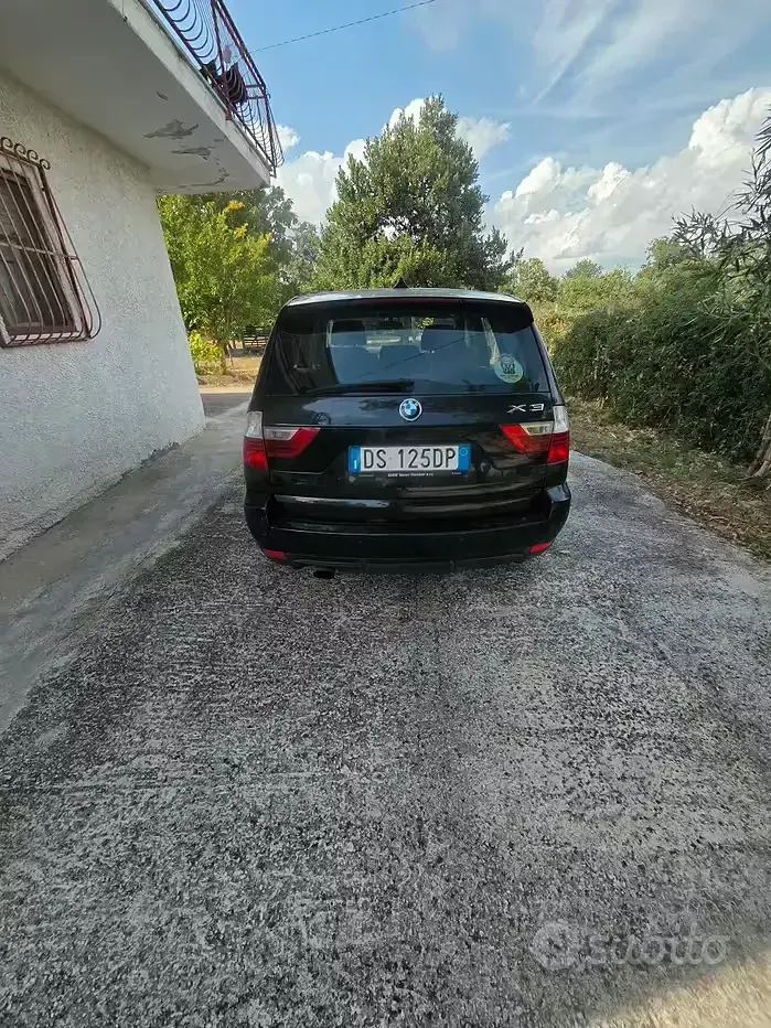Usata BMW X3 Efficient Dynamics 177 CV (130 kW) 2008 Nero SUV