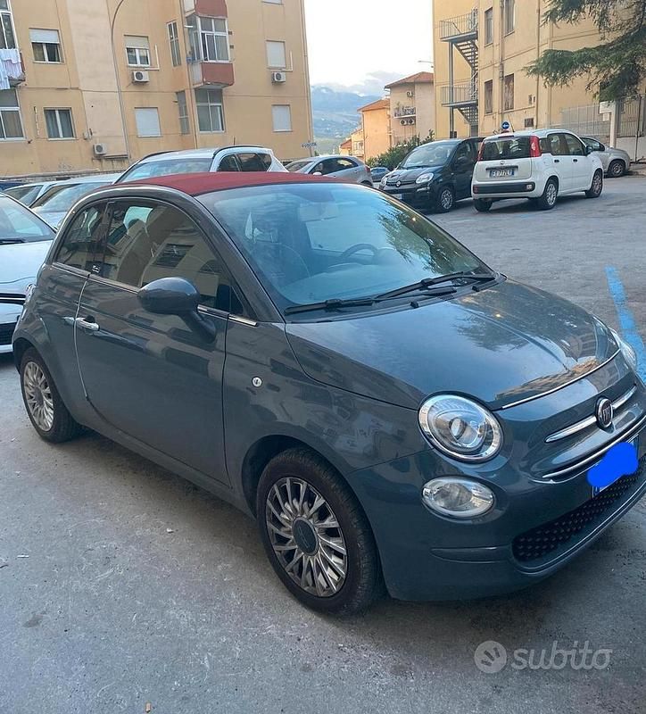Usata Fiat 500 69 CV (50 kW) 2019 Grigio Cabrio