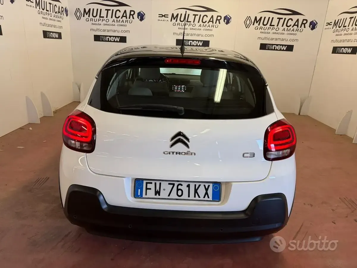 Usata Citroën C3 PureTech 83 CV (61 kW) 2019 Bianco Utilitaria