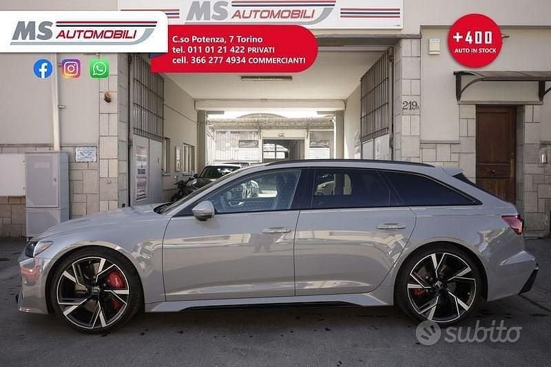 Usata Audi RS6 Ambiente 600 CV (441 kW) 2021 Grigio Station wagon
