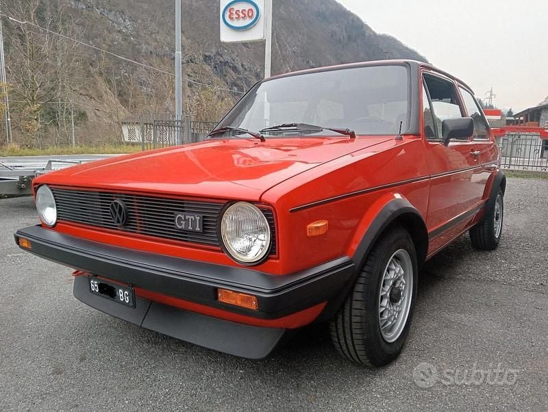 Usata VW Golf GTI 110 CV (80 kW) 1981 Rosso Coupé