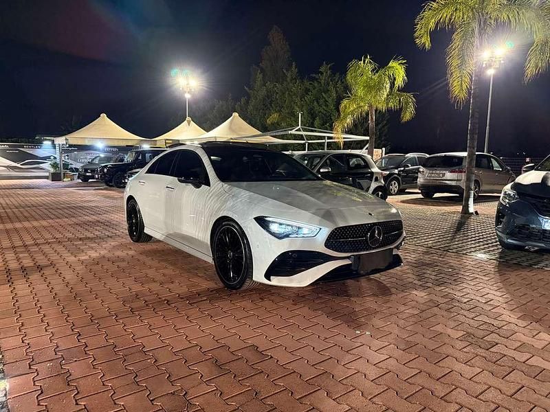Usata Mercedes CLA200 AMG Line Premium Plus 150 CV (110 kW) 2023 Bianco Coupé