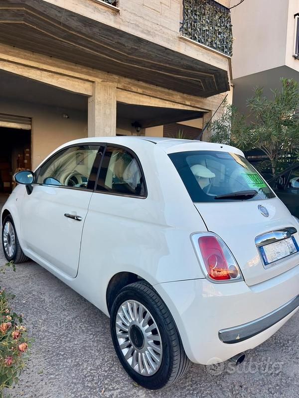 Usata Fiat 500 Lounge 2009 Bianco Utilitaria