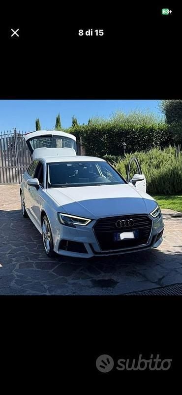 Usata Audi A3 Ambition 125 CV (91 kW) 2015 Bianco Utilitaria