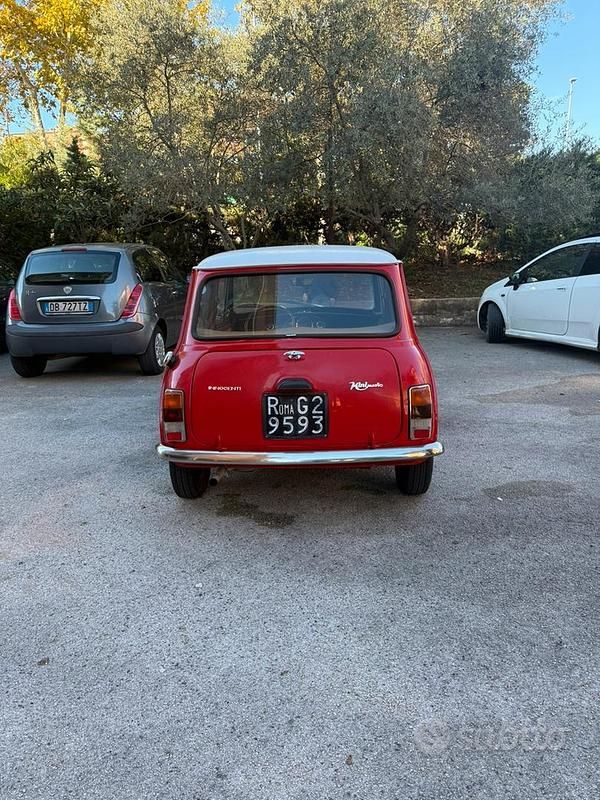 Usata Innocenti Mini 1970 Rosso Utilitaria