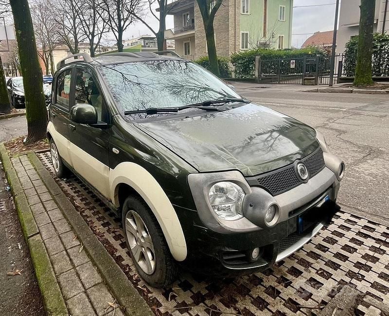 Usata Fiat Panda 4x4 Cross 69 CV (50 kW) 2010 Verde Utilitaria