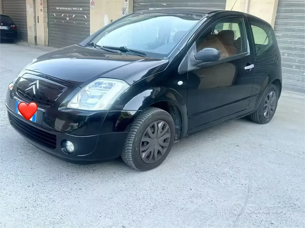 Usata Citroën C2 VTR Sport 68 CV (50 kW) 2004 Nero Utilitaria