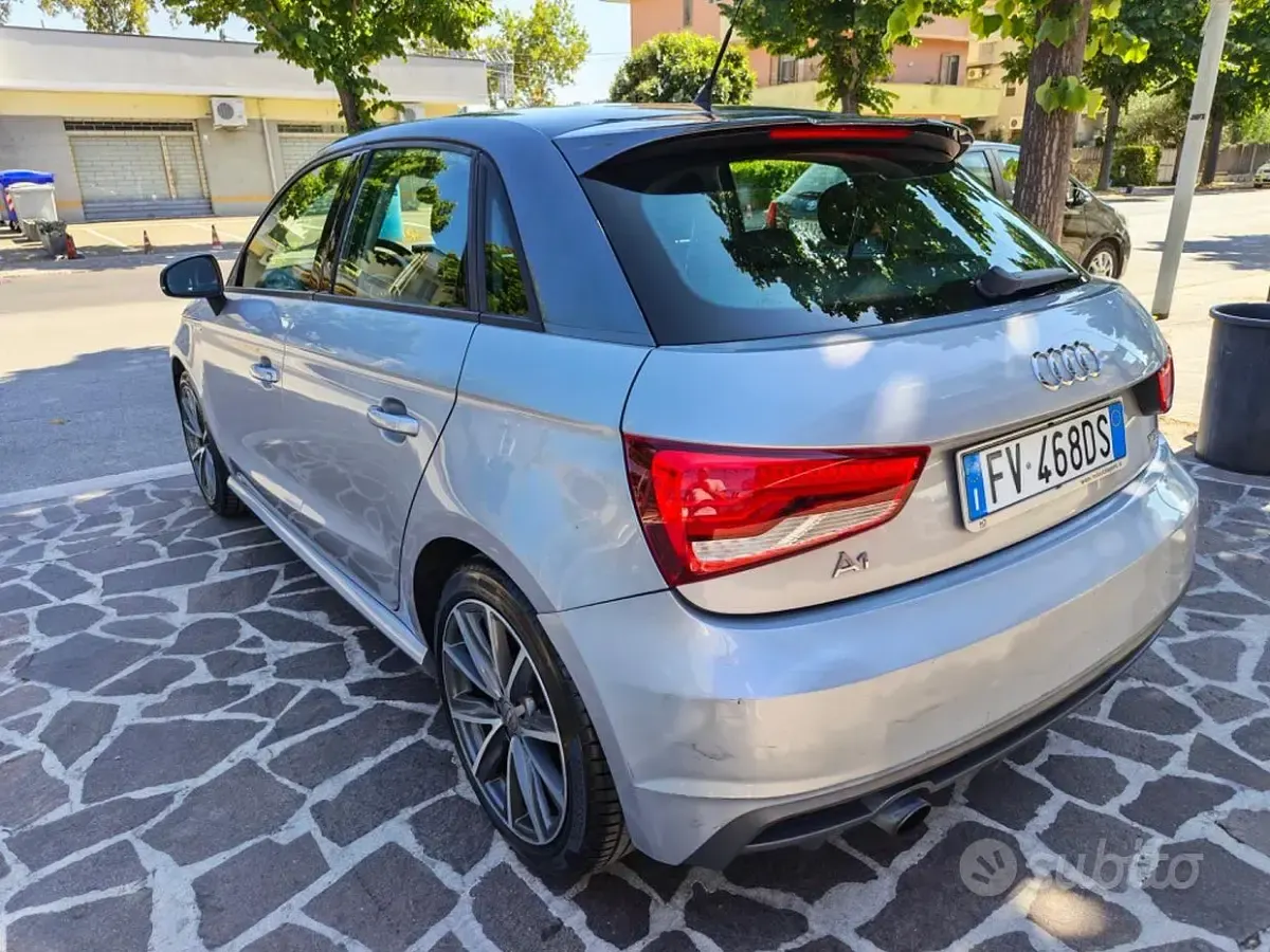 Usata Audi A1 95 CV (69 kW) 2016 Grigio Utilitaria
