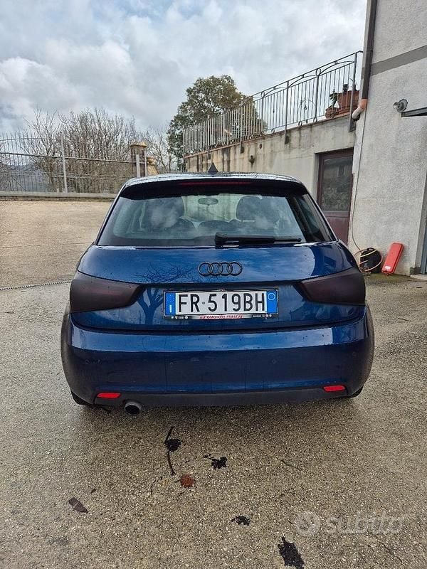 Usata Audi A1 Sportback S-Line 90 CV (66 kW) 2014 Blu Utilitaria