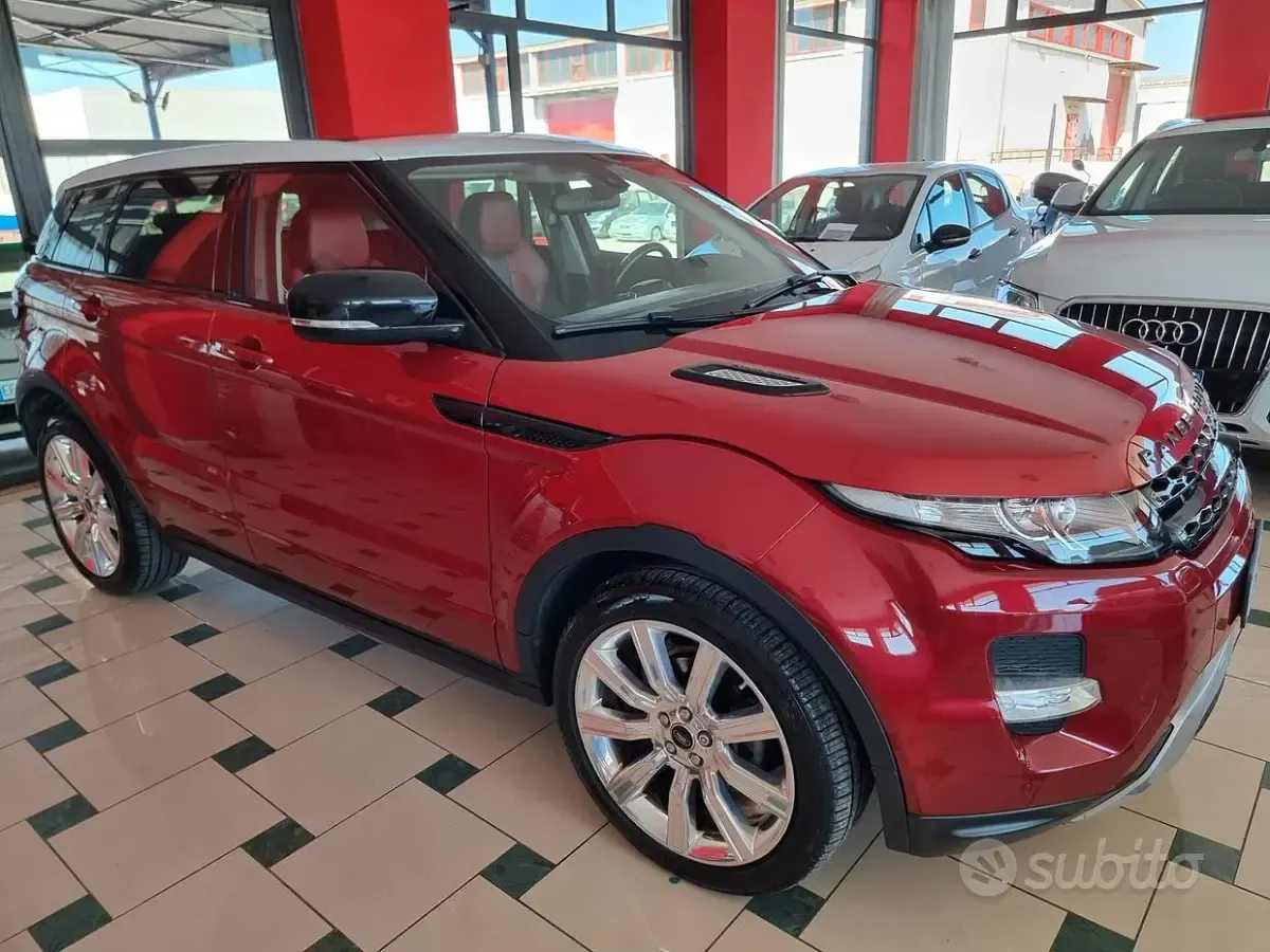 Usata Land Rover Range Rover evoque Prestige 190 CV (139 kW) 2012 Rosso SUV