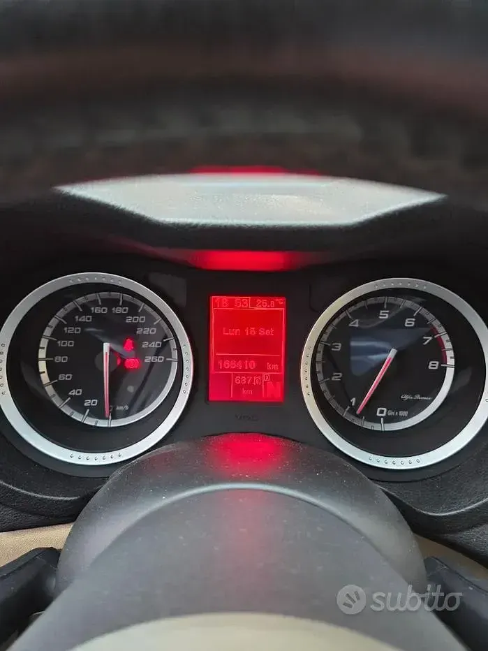 Usata Alfa Romeo 159 185 CV (136 kW) 2009 Blu Station wagon