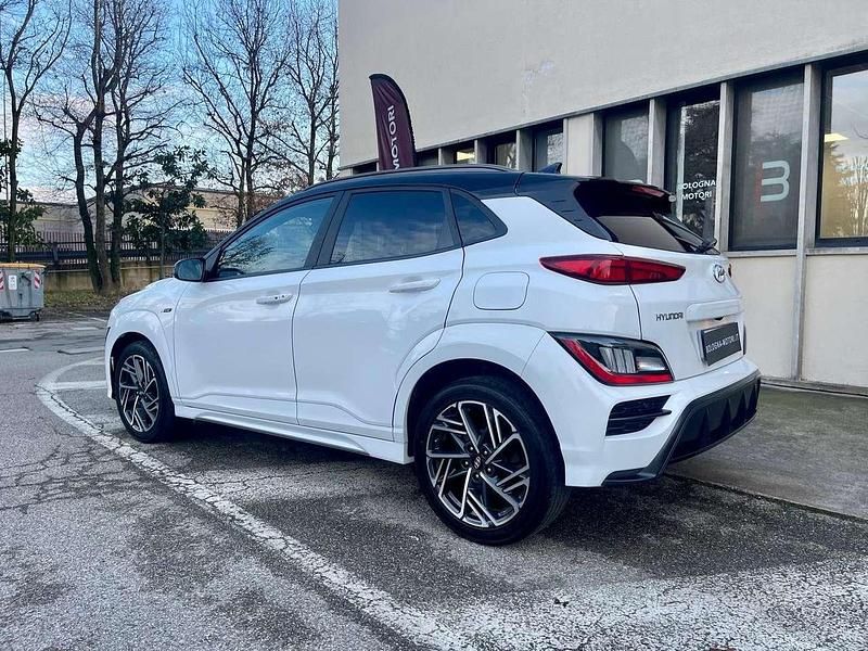 Usata Hyundai Kona N Line 120 CV (88 kW) 2022 Bianco SUV