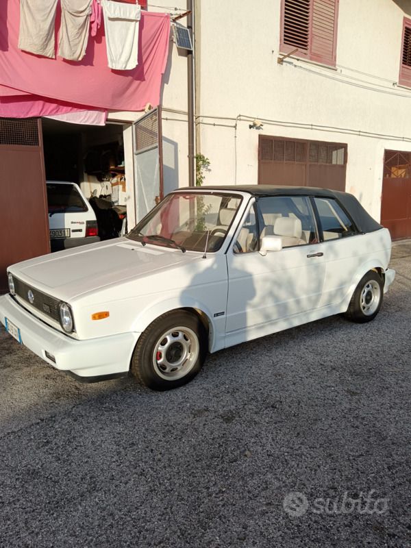 Usata VW Golf Cabriolet GTI 110 CV (80 kW) 1982 Bianco Cabrio