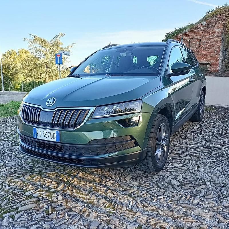 Usata Skoda Karoq Executive 116 CV (85 kW) 2018 Verde SUV