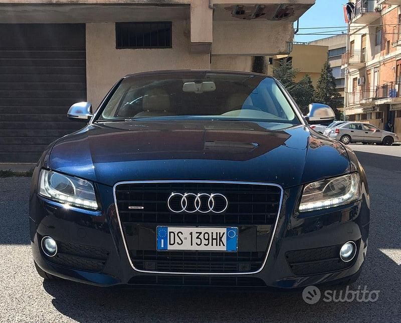 Usata Audi A5 240 CV (176 kW) 2008 Blu Coupé