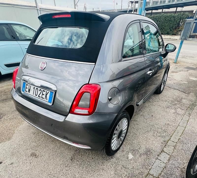 Usata Fiat 500C Lounge 69 CV (50 kW) 2014 Grigio Cabrio