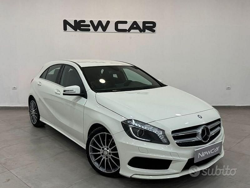 Usata Mercedes A180 Premium 109 CV (80 kW) 2015 Bianco Berlina