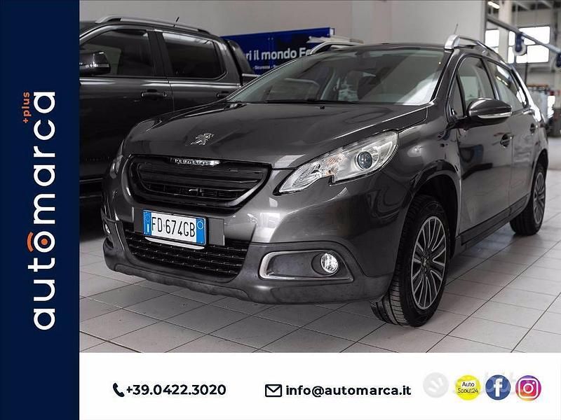 Usata Peugeot 2008 Active 82 CV (60 kW) 2016 Grigio metallizzato SUV
