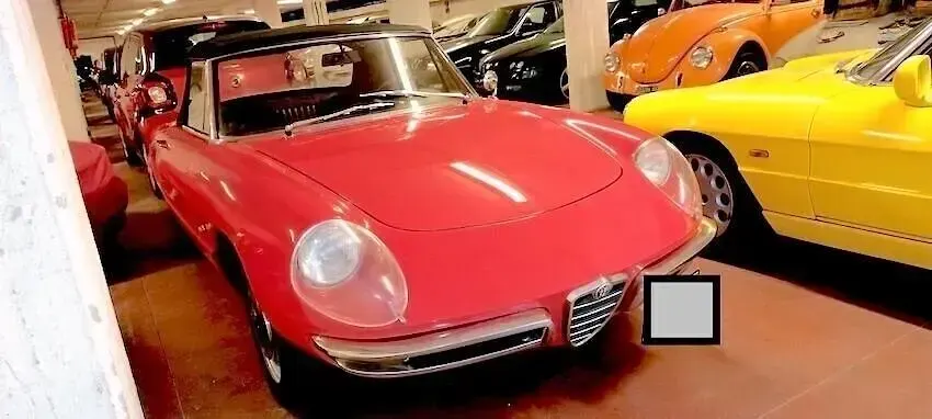 Usata Alfa Romeo Spider 101 CV (74 kW) 1967 Rosso Cabrio