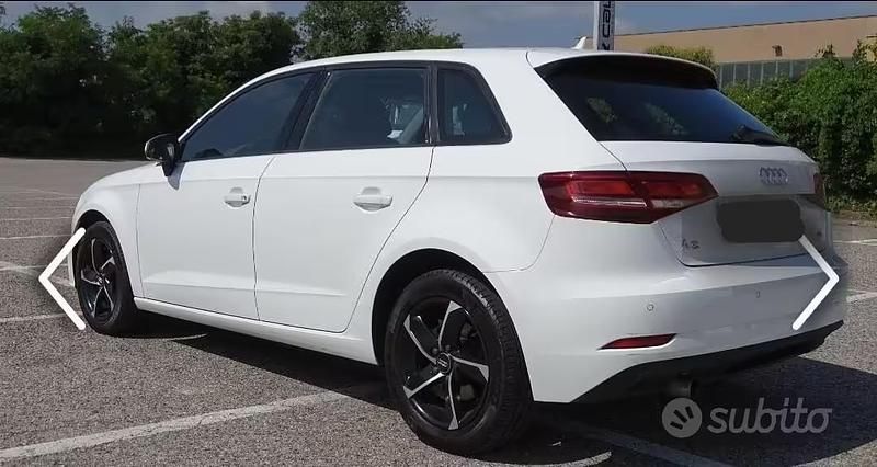 Usata Audi A3 Sport 116 CV (85 kW) 2017 Bianco Berlina