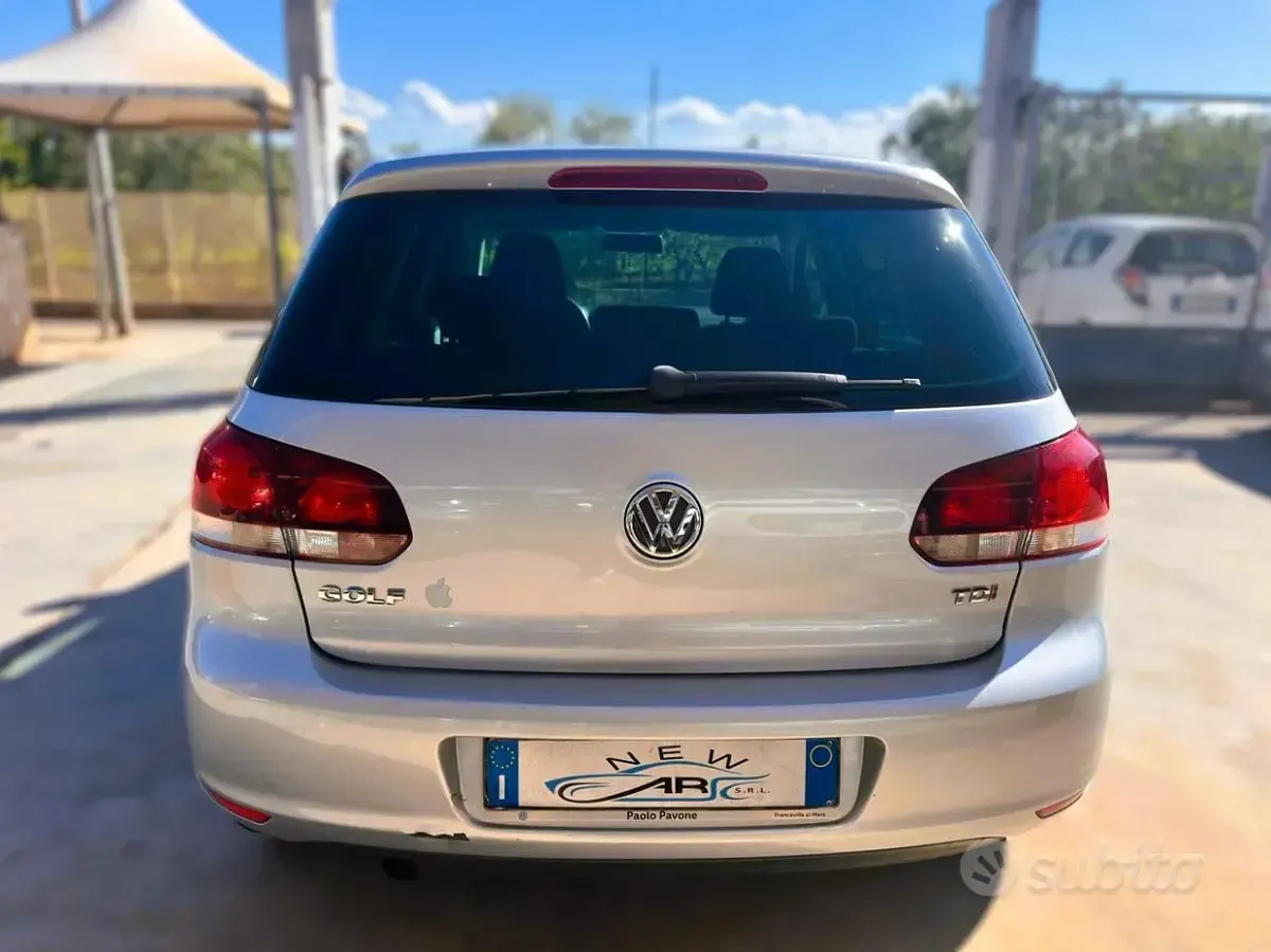 Usata VW Golf VI Highline 105 CV (77 kW) 2010 Grigio Utilitaria