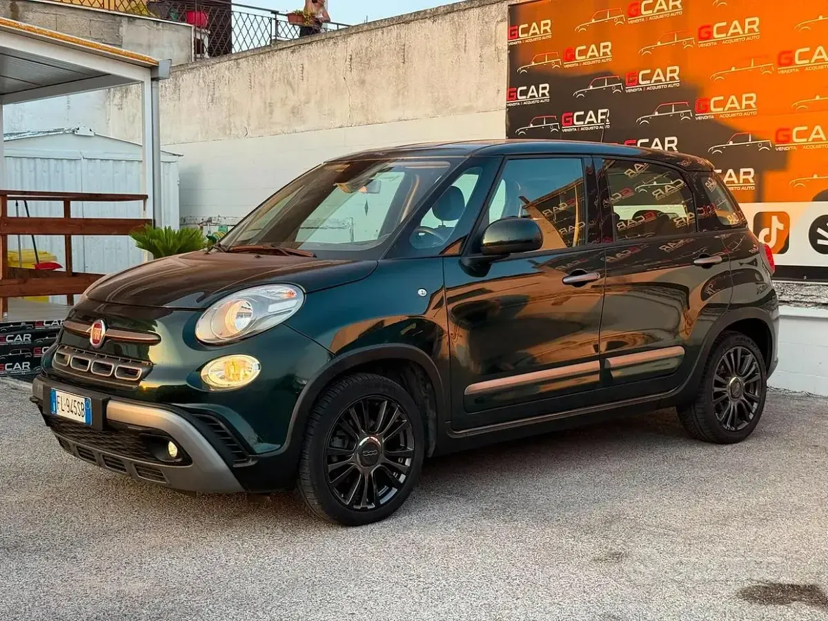 Usata Fiat 500L Cross 95 CV (69 kW) 2017 Verde Monovolume