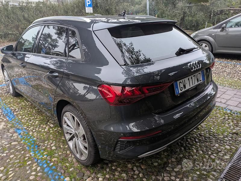 Usata Audi A3 Advanced 150 CV (110 kW) 2022 Grigio Berlina