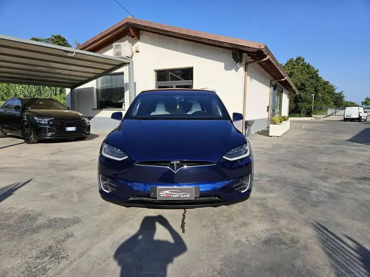 Usata Tesla Model X 158 kW (215 CV) 2018 Blu/azzurro SUV