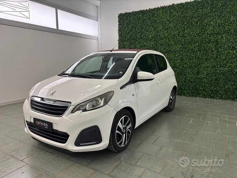 Usata Peugeot 108 Allure 82 CV (60 kW) 2014 Bianco Utilitaria