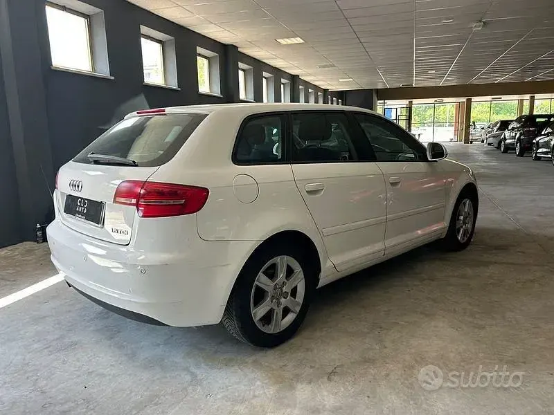 Usata Audi A3 Sportback Ambition 2010 Bianco Utilitaria