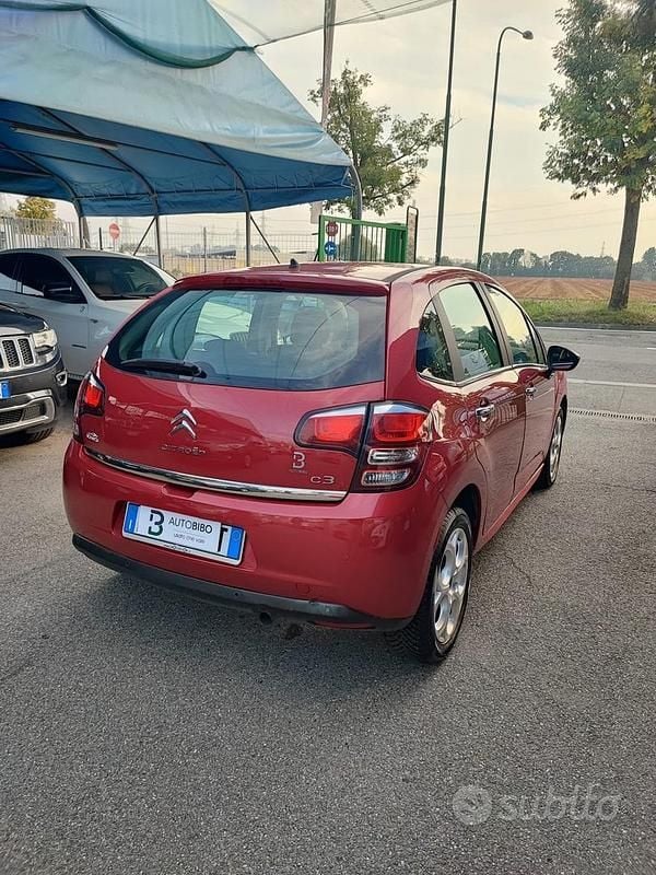 Usata Citroën C3 Exclusive 82 CV (60 kW) 2014 Rosso Utilitaria