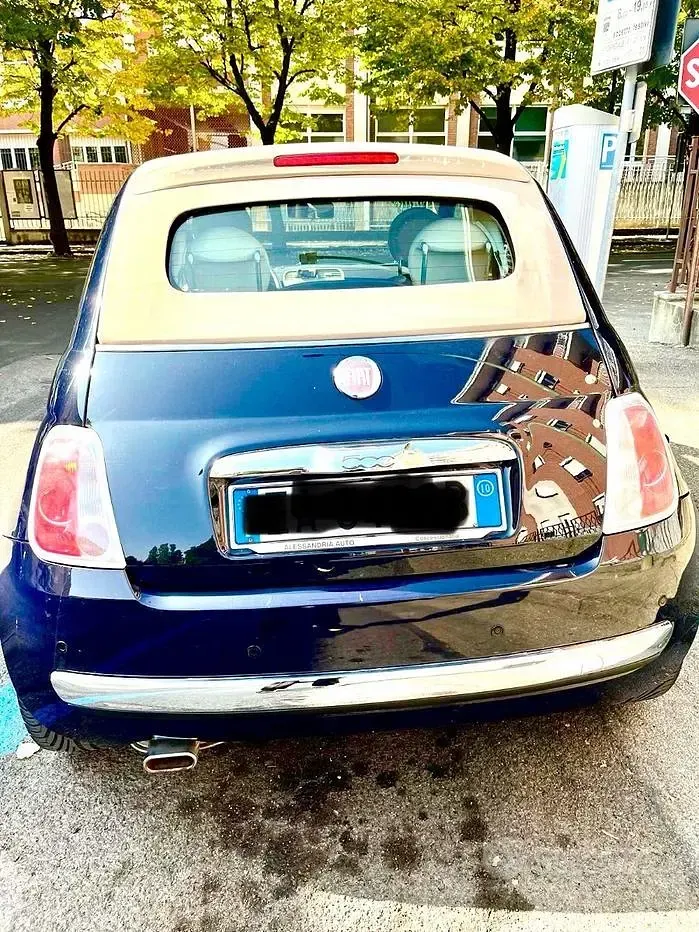 Usata Fiat 500 69 CV (50 kW) 2010 Blu Utilitaria