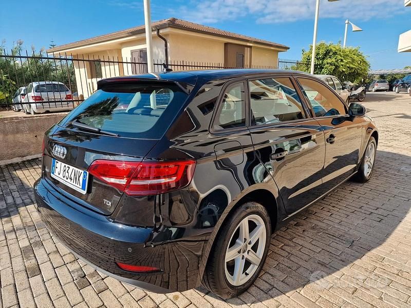 Usata Audi A3 Sport 150 CV (110 kW) 2017 Nero Berlina