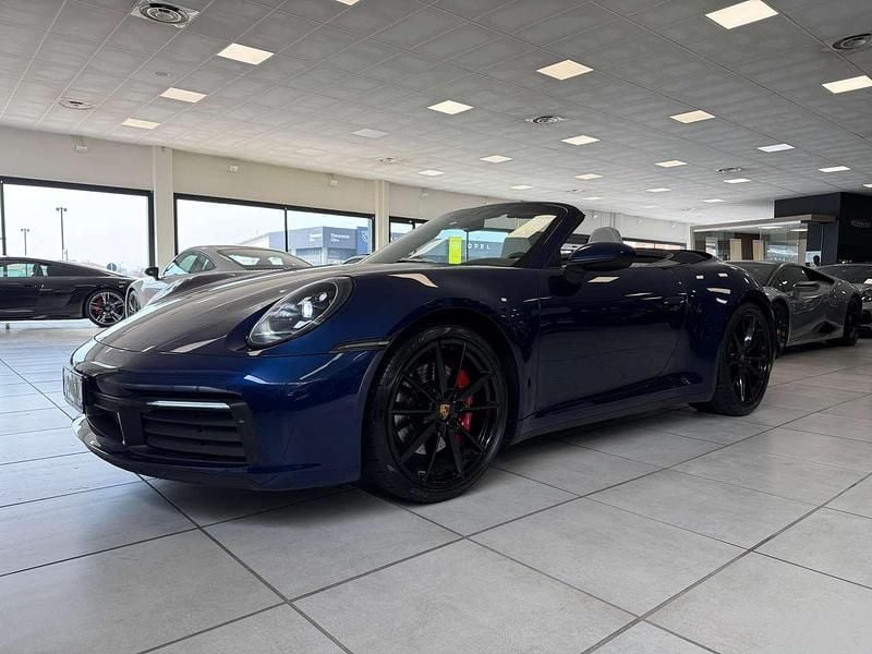 Usata Porsche 911 Carrera 4S Cabriolet 450 CV (330 kW) 2019 Blu/azzurro Cabrio