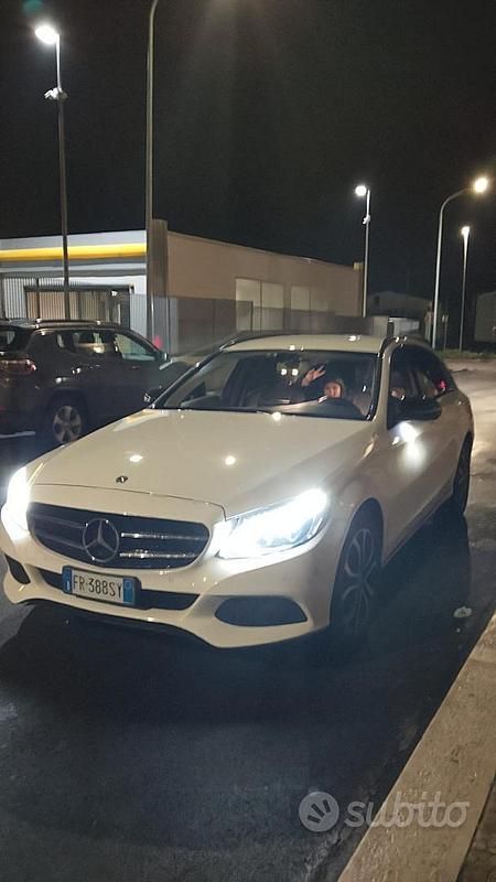 Usata Mercedes C200 2018 Bianco Station wagon