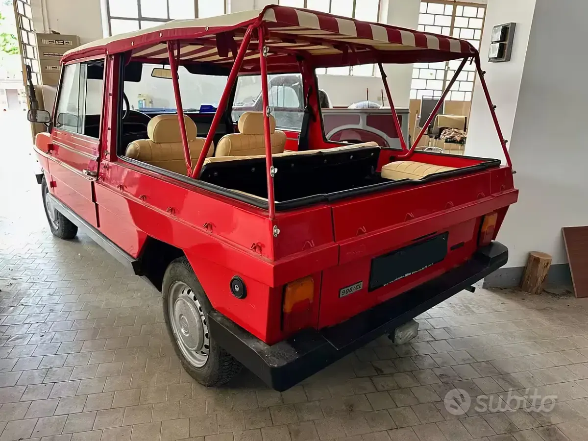 Usata Fiat 127 45 CV (33 kW) 1980 Rosso Cabrio