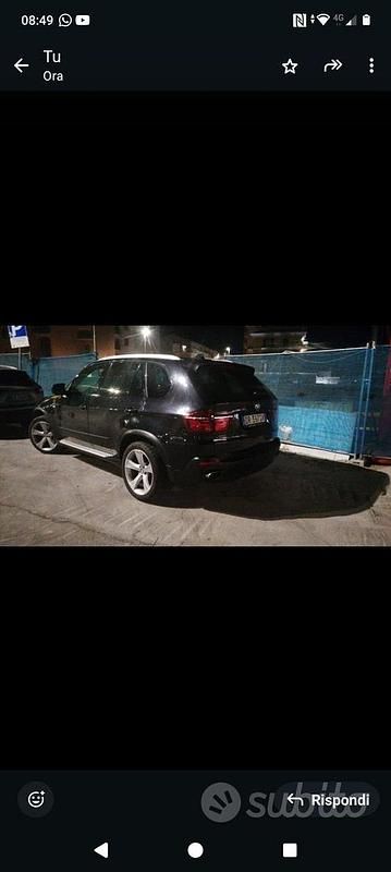 Usata BMW X5 Efficient Dynamics 235 CV (172 kW) 2008 Nero SUV