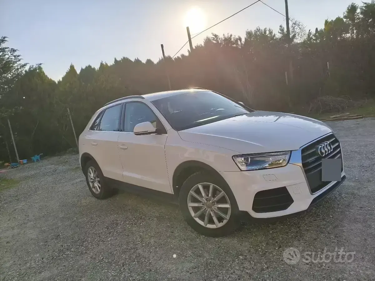 Usata Audi Q3 150 CV (110 kW) 2017 Bianco SUV