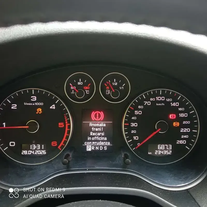Usata Audi A3 Ambiente 170 CV (125 kW) 2009 Nero Utilitaria