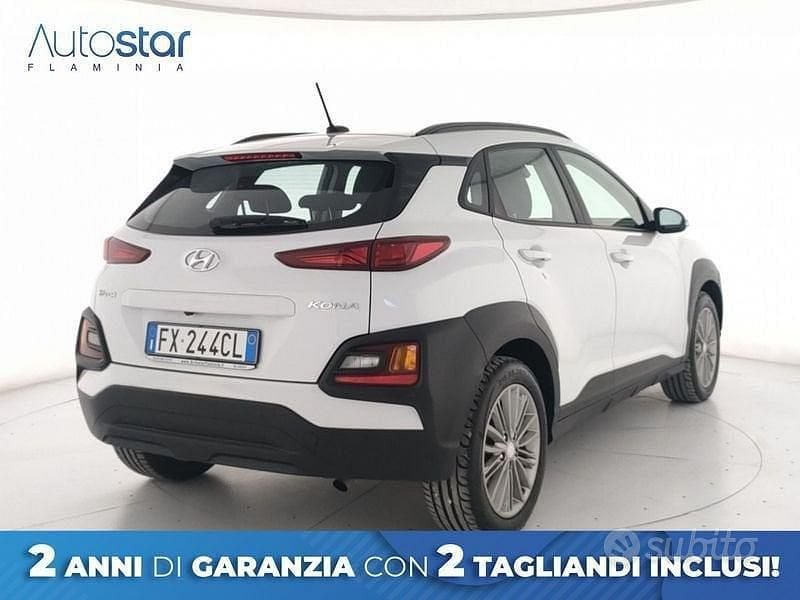 Usata Hyundai Kona Classic 116 CV (85 kW) 2019 Bianco SUV