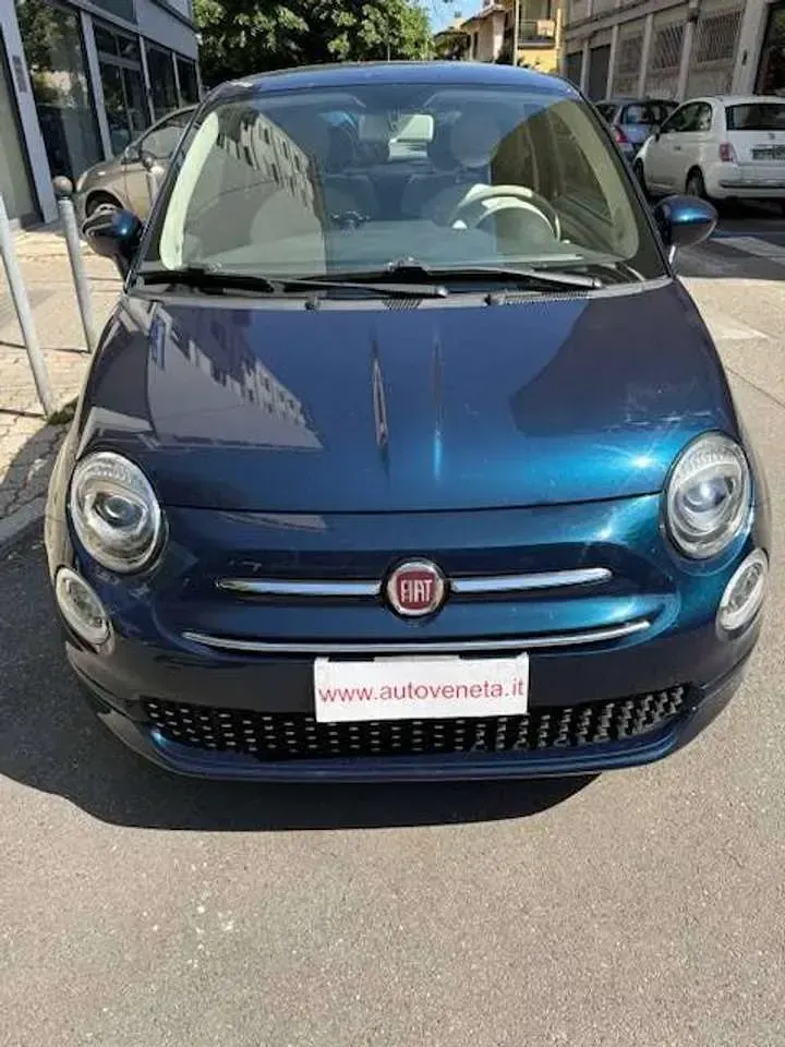 Usata Fiat 500 Lounge 69 CV (50 kW) 2019 Blu/azzurro Utilitaria