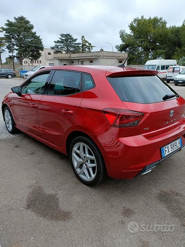 Usata Seat Ibiza FR 2019 Rosso Berlina