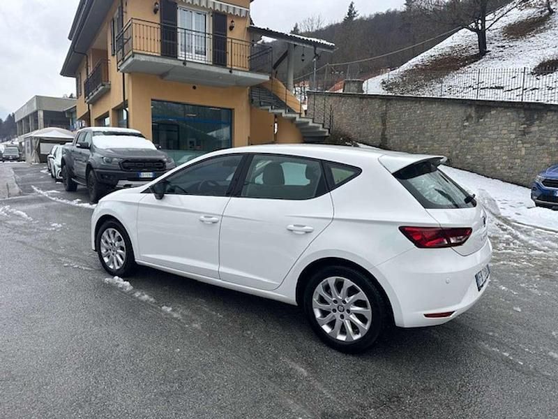 Usata Seat Leon FR 110 CV (80 kW) 2015 Bianco Berlina