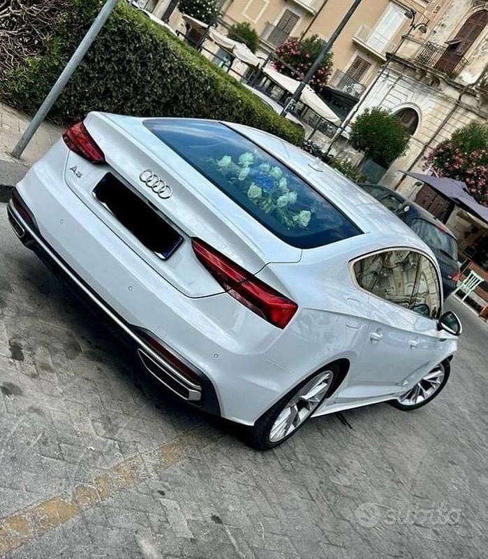 Usata Audi A5 Sportback Ambiente 190 CV (139 kW) 2020 Bianco Utilitaria