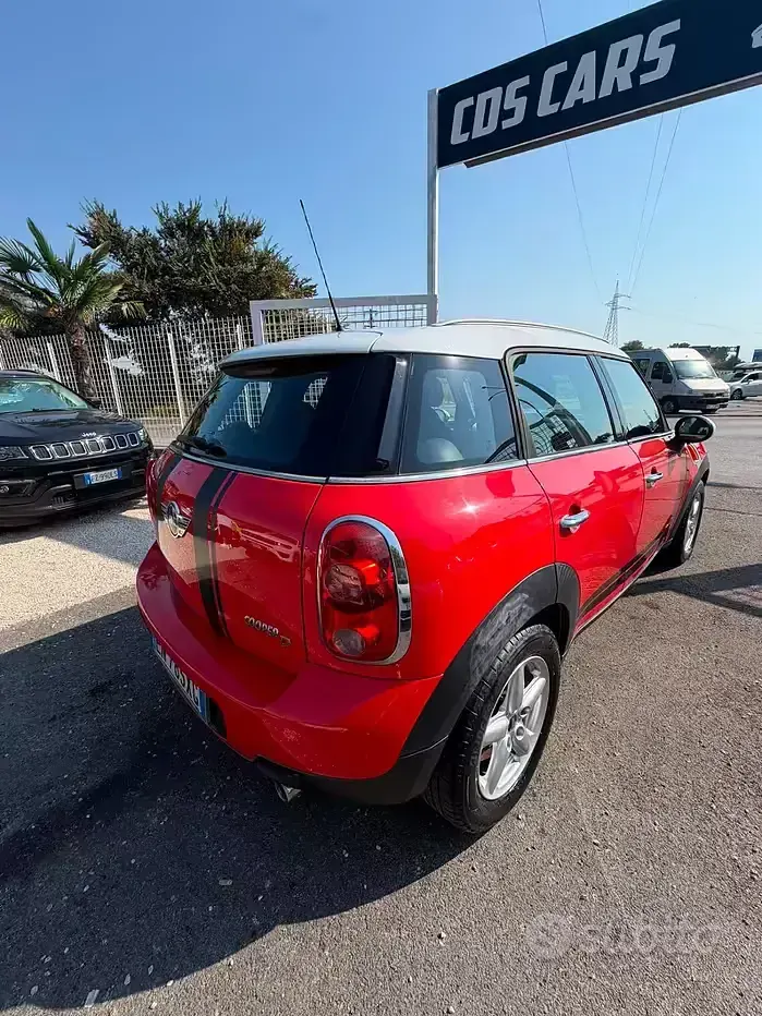 Usata Mini Cooper Countryman 111 CV (81 kW) 2012 Rosso SUV