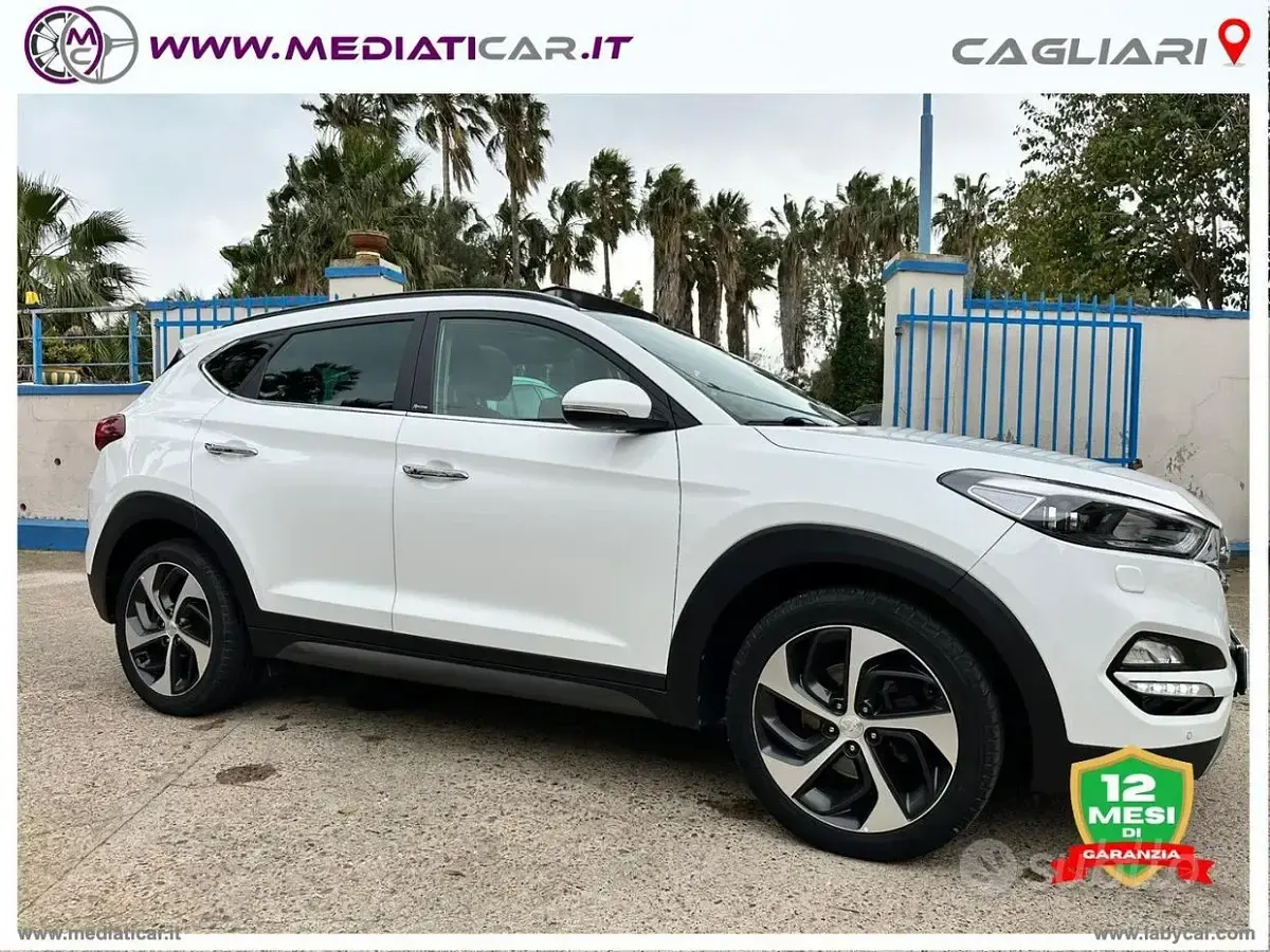 Usata Hyundai Tucson Xpossible 141 CV (103 kW) 2016 Bianco SUV