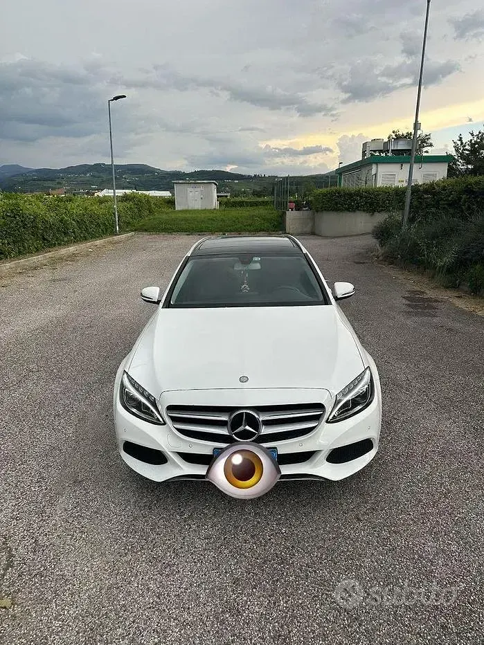 Usata Mercedes C220 170 CV (125 kW) 2015 Bianco Station wagon